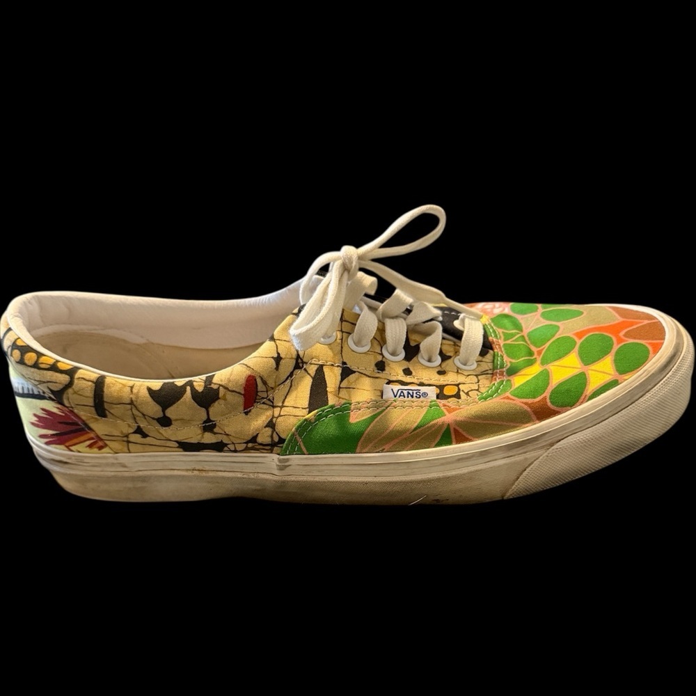 Vans Era “Style 95” Low Top Skate Shoes Multicolor Patchwork Print Men’s 11.5